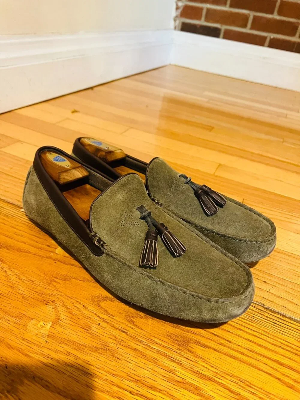 UGG Men's Marris Tassel Loafers Suede Leather Shoes 1017319 Size 13